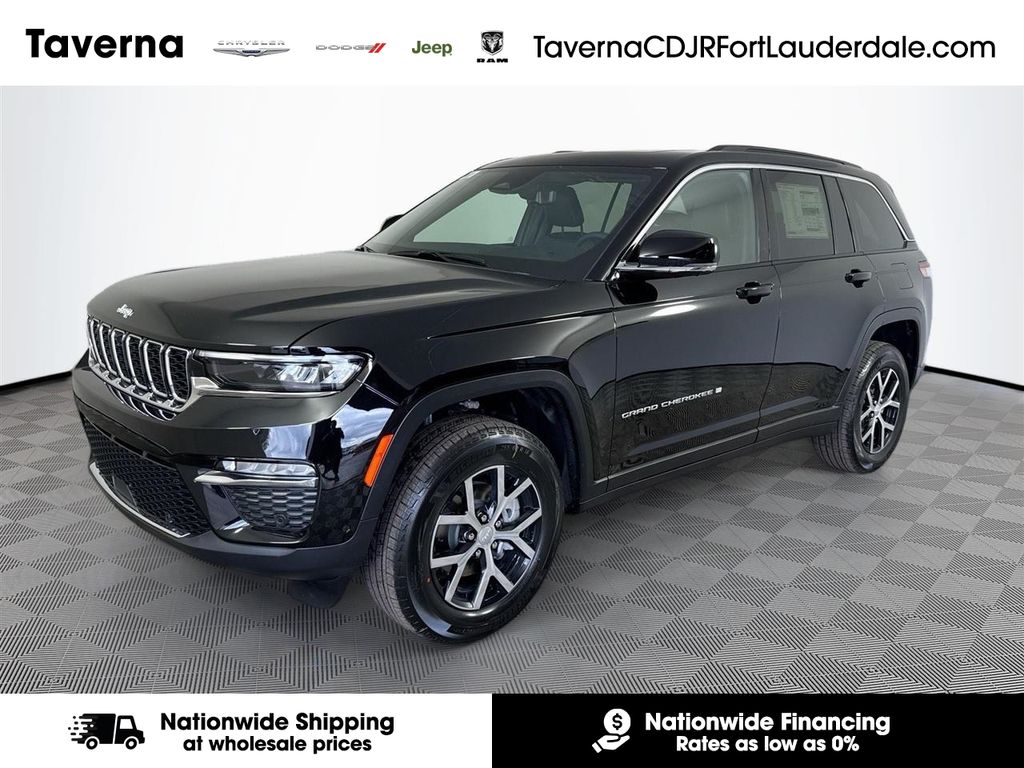 Diamond Black 2025 Jeep Grand Cherokee SUV / Crossover 4X2 8-Speed Automatic