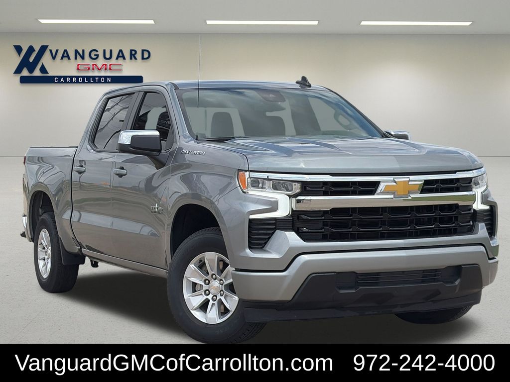Sterling Gray Metallic 2024 Chevrolet Silverado 1500 LT Crew Cab RWD Pickup Truck 4X2 Automatic