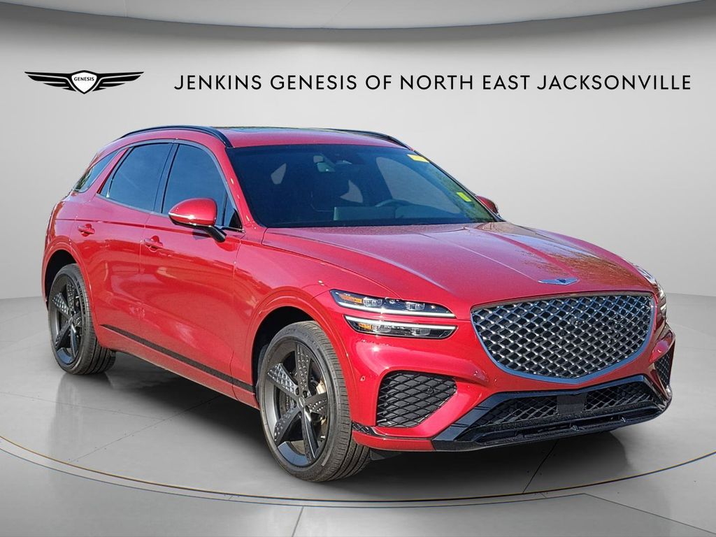 Mauna Red 2023 Genesis GV70 SUV / Crossover All-Wheel Drive 8-Speed Automatic