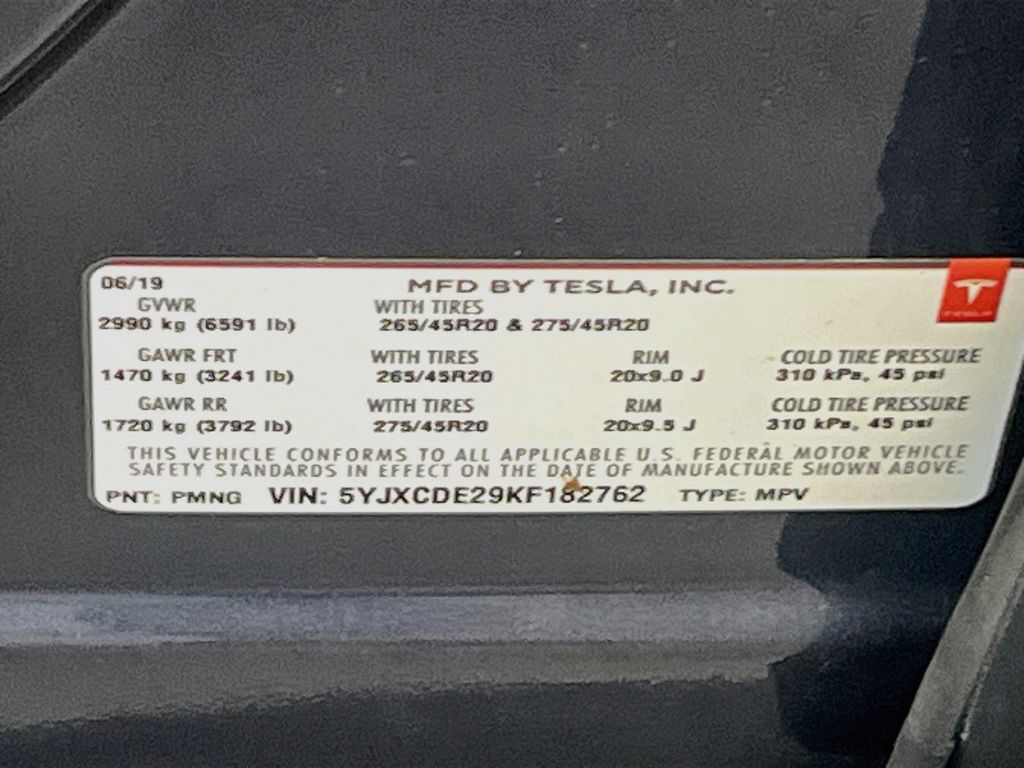 Used 2019 Gray Tesla Standard Range image 31