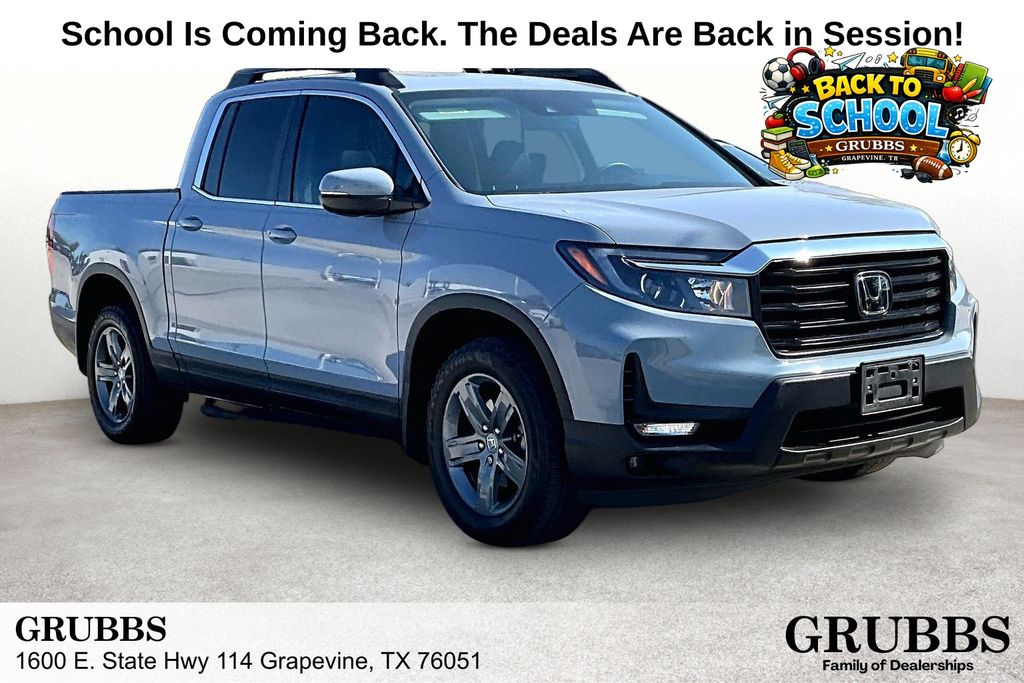 Sonic Gray Pearl 2023 Honda Ridgeline Pickup Truck All-Wheel Drive 9-Speed Automatic