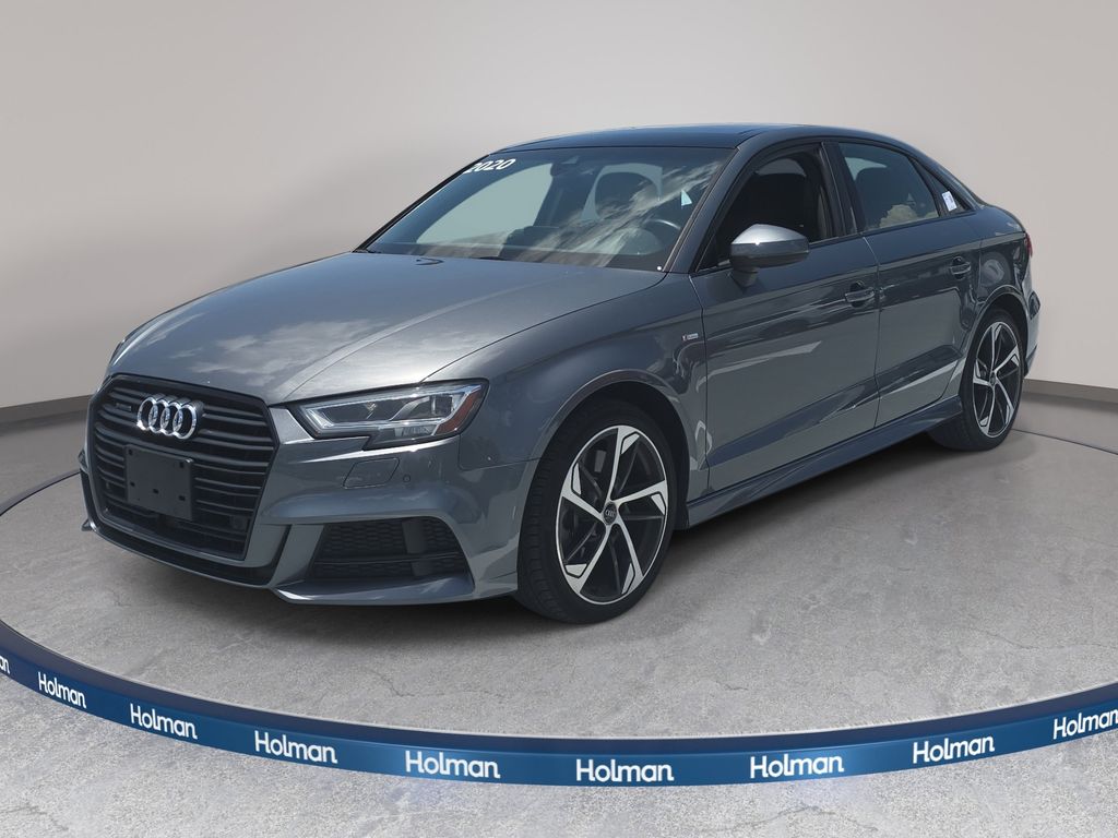 Monsoon Gray Metallic 2020 Audi A3 Sedan All-Wheel Drive 7-Speed Automatic