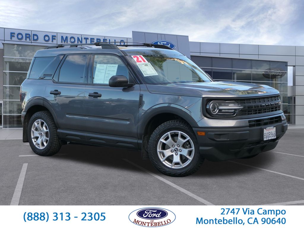 Carbonized Gray Metallic 2021 Ford Bronco Sport SUV / Crossover All-Wheel Drive 8-Speed Automatic