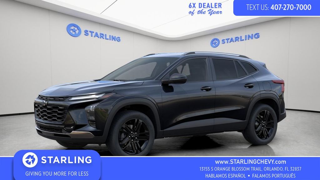 Mosaic Black Metallic 2026 Chevrolet Trax SUV / Crossover Front-Wheel Drive 6-Speed Automatic