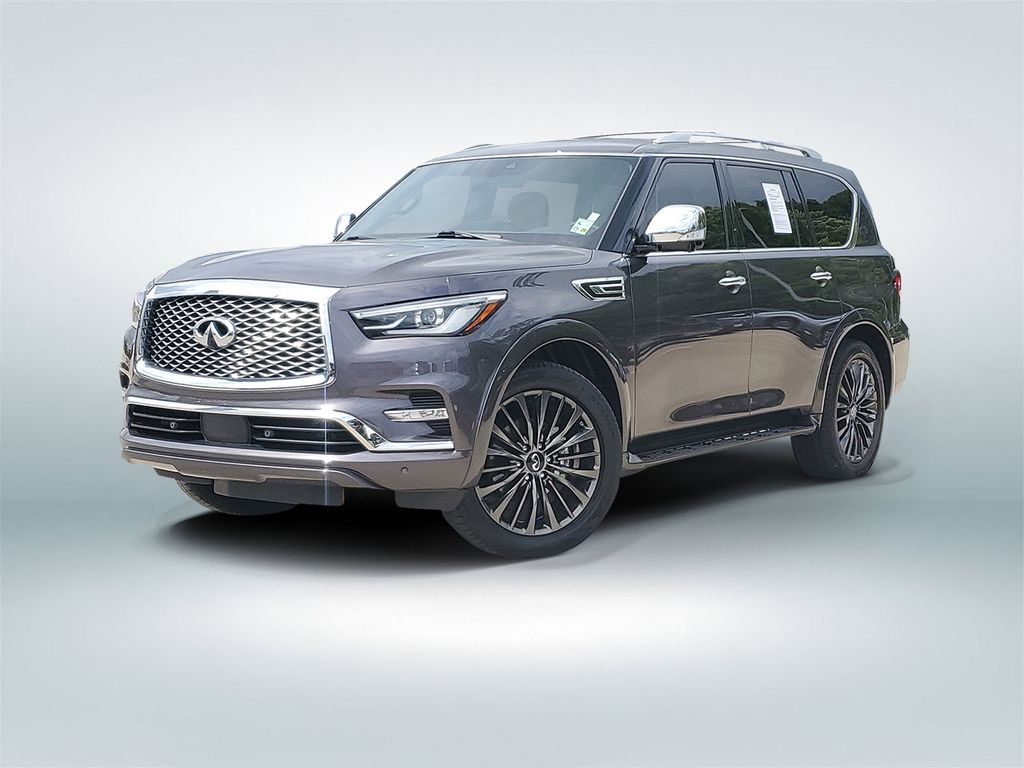 Anthracite Gray 2024 INFINITI QX80 Sensory 4WD SUV / Crossover All-Wheel Drive 7-Speed Automatic