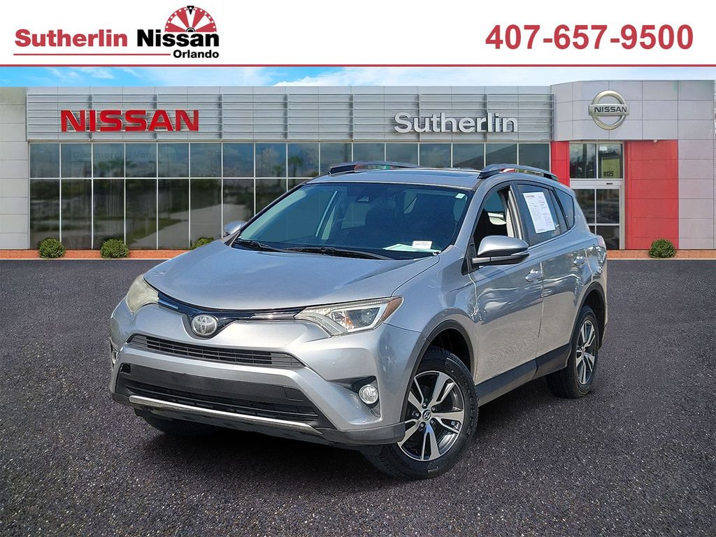 Silver Sky Metallic 2018 Toyota RAV4 SUV / Crossover Front-Wheel Drive 6-Speed Automatic