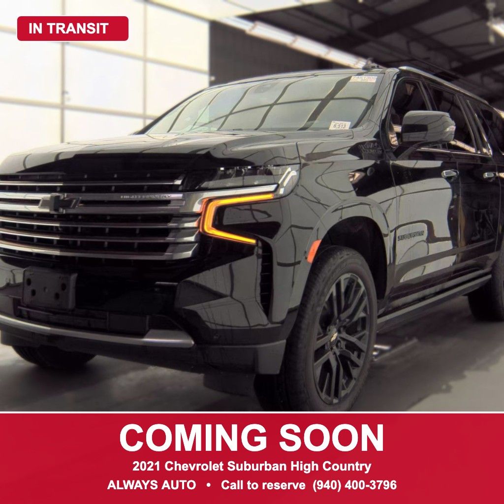 Black 2021 Chevrolet Suburban SUV / Crossover 4X2 Automatic