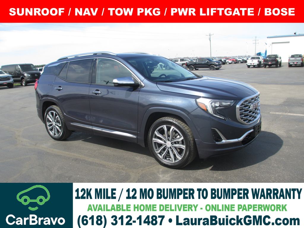 Blue Steel Metallic 2018 GMC Terrain Denali SUV / Crossover Front-Wheel Drive 9-Speed Automatic