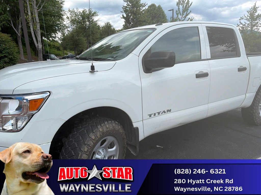 used 2021 Nissan Titan car, priced at $27,523