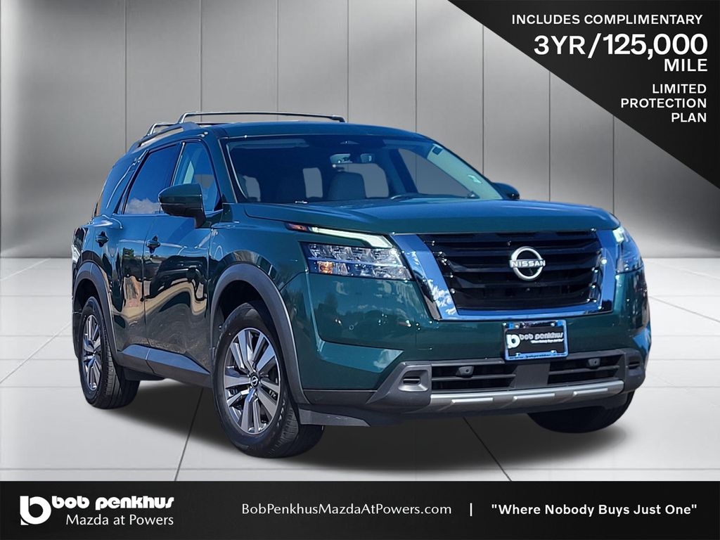 Black (Obsidian Green Pearl) 2023 Nissan Pathfinder SL 4WD SUV / Crossover All-Wheel Drive 9-Speed Automatic