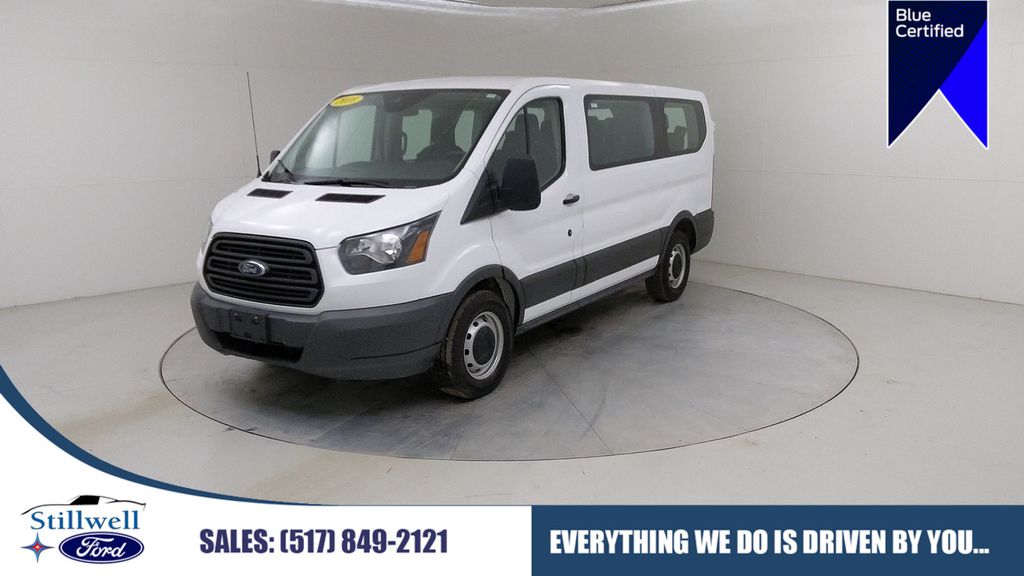 Oxford White 2018 Ford Transit Passenger 150 XL Low Roof RWD with 60/40 Passenger-Side Doors Van Rear-Wheel Drive 6-Speed Automatic Overdrive