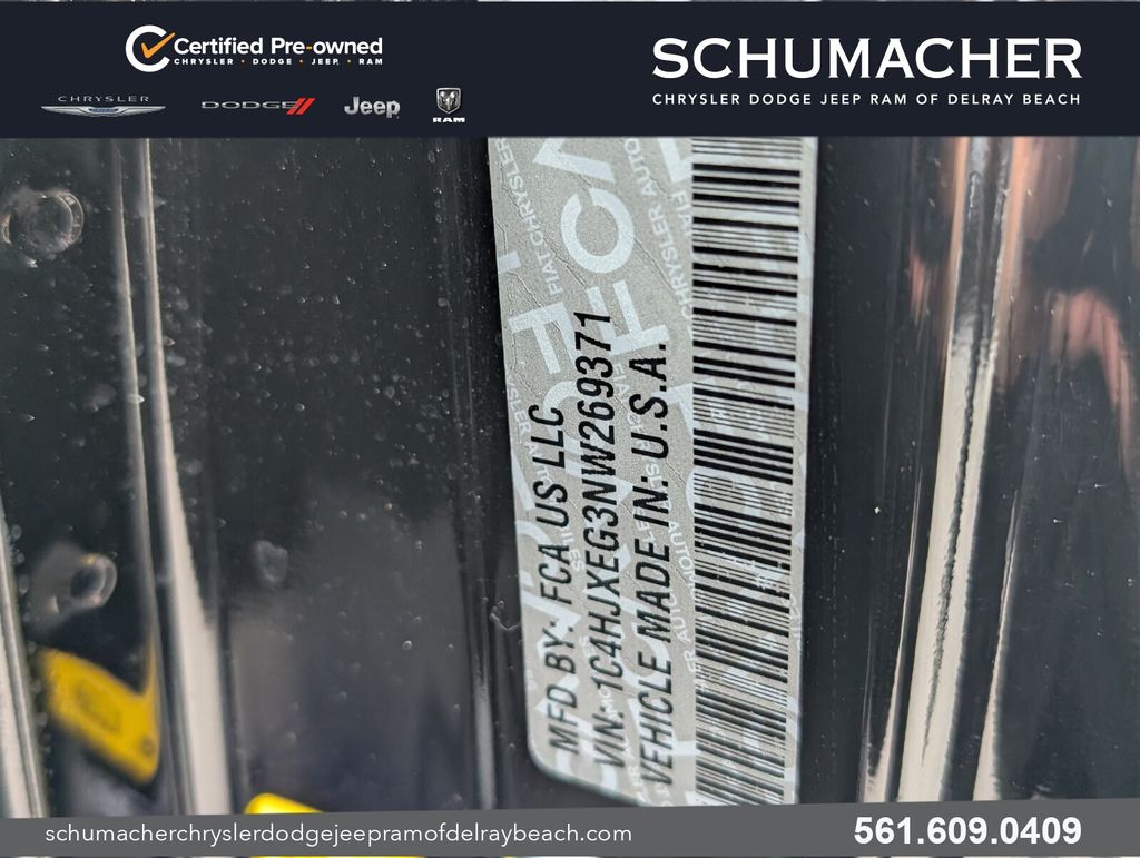used 2022 Jeep Wrangler car, priced at $28,688