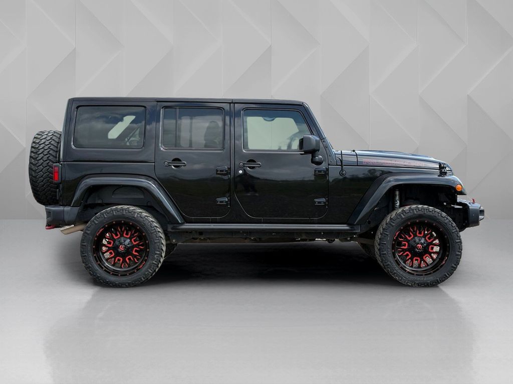 2016 Jeep Wrangler Unlimited Rubicon Black at North Houston Mitsubishi