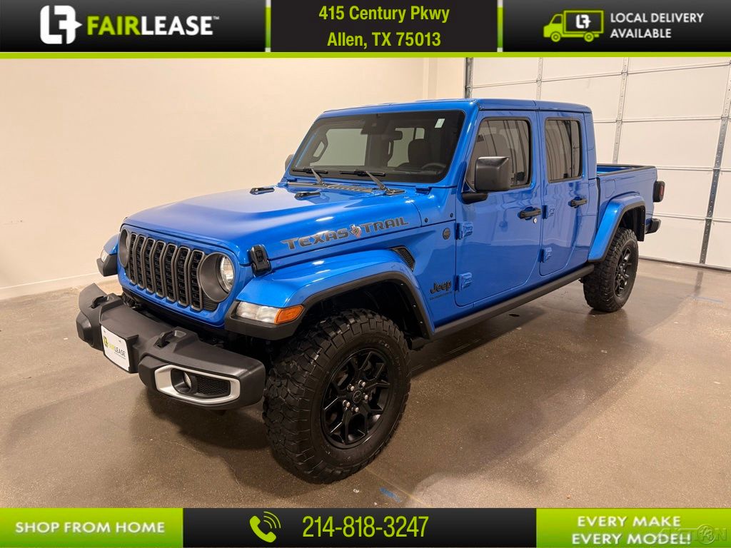 Hydro Blue Pearlcoat 2025 Jeep Gladiator Pickup Truck Four-Wheel Drive 8-Speed Automatic
