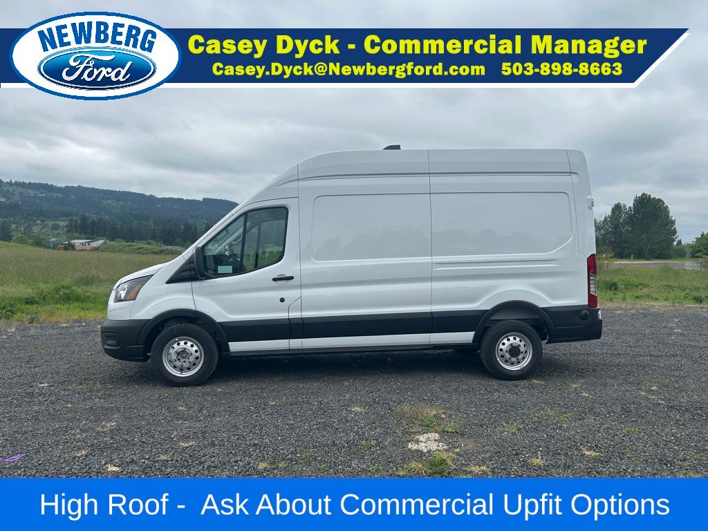 Oxford White 2026 Ford Transit Cargo Van All-Wheel Drive