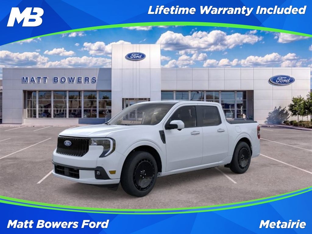 Space White Metallic 2026 Ford Maverick Pickup Truck All-Wheel Drive 7-Speed Automatic