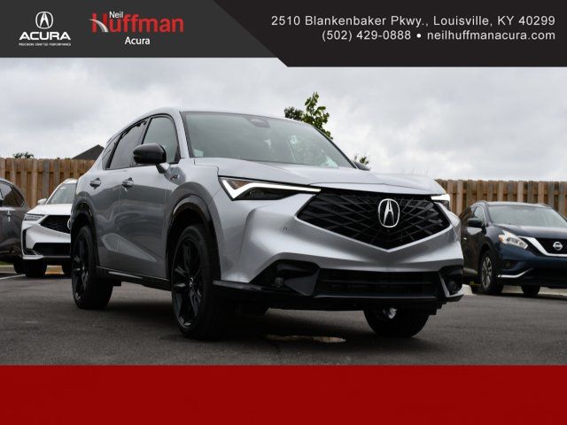 Solar Silver Metallic 2025 Acura ADX SH-AWD with A-SPEC and Advance Package SUV / Crossover All-Wheel Drive Continuously Variable Transmission