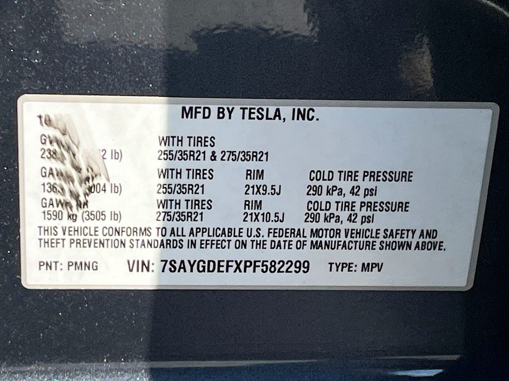 Used 2023 Charcoal Tesla Performance image 33