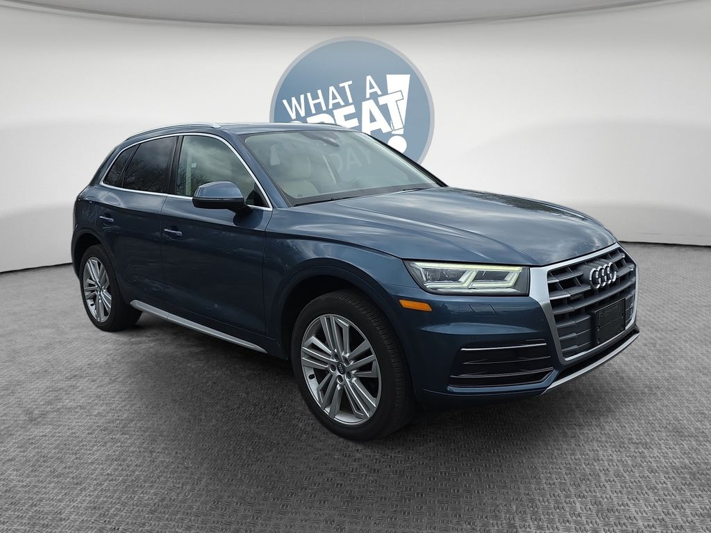 Utopia Blue Metallic 2018 Audi Q5 2.0 TFSI quattro Premium Plus SUV / Crossover All-Wheel Drive 7-Speed Automatic