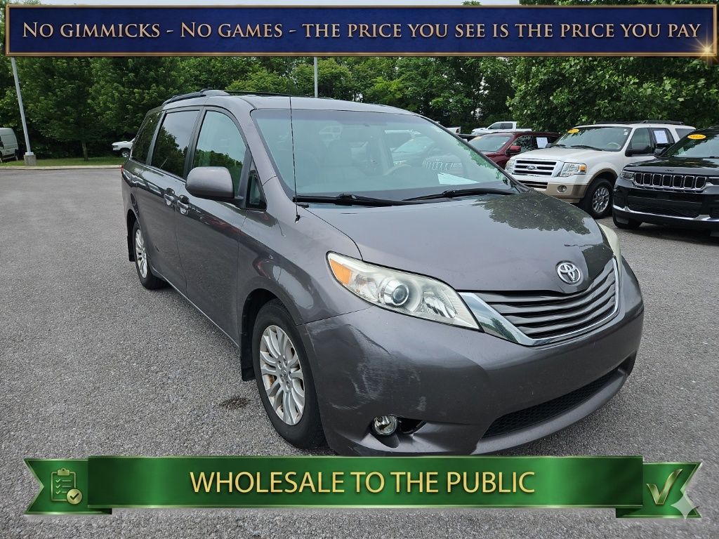 Predawn Gray Mica 2011 Toyota Sienna 7-Passenger V6 FWD Minivan Front-Wheel Drive 6-Speed Automatic Overdrive