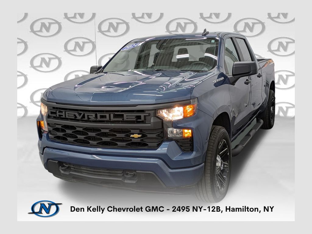 Lakeshore Blue Metallic 2024 Chevrolet Silverado 1500 Pickup Truck Four-Wheel Drive 8-Speed Automatic