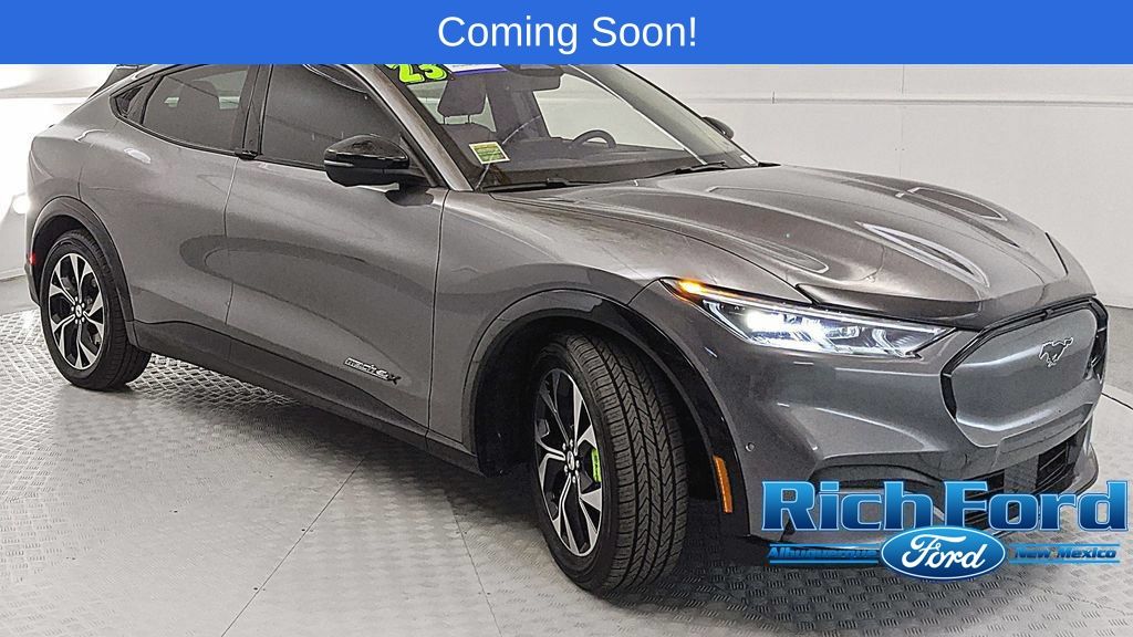 Carbonized Gray Metallic 2023 Ford Mustang Mach-E SUV / Crossover All-Wheel Drive Automatic