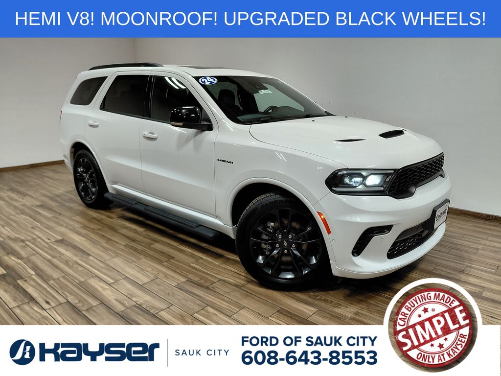 White Knuckle Clearcoat 2024 Dodge Durango SUV / Crossover All-Wheel Drive 8-Speed Automatic
