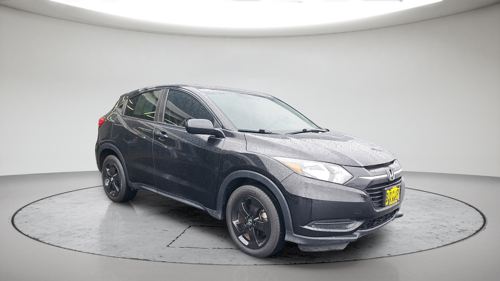Black 2016 Honda HR-V SUV / Crossover Front-Wheel Drive Continuously Variable Transmission
