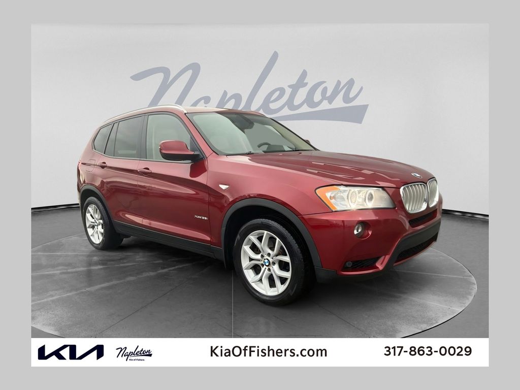 Vermillion Red 2012 BMW X3 SUV / Crossover All-Wheel Drive 8-Speed Automatic