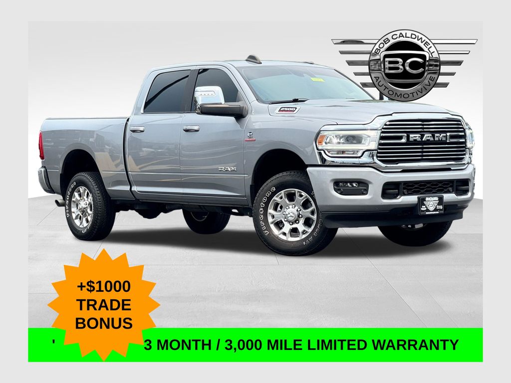Billet Silver Metallic Clearcoat 2024 RAM 2500 Pickup Truck Four-Wheel Drive 6-Speed Automatic