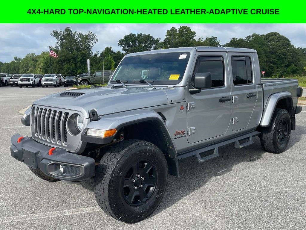 Billet Silver Metallic Clearcoat 2021 Jeep Gladiator Pickup Truck Four-Wheel Drive 8-Speed Automatic