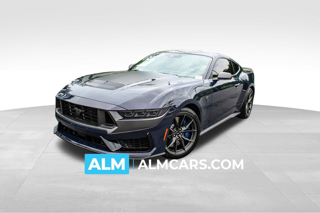 Blue 2025 Ford Mustang Coupe Rear-Wheel Drive Automatic