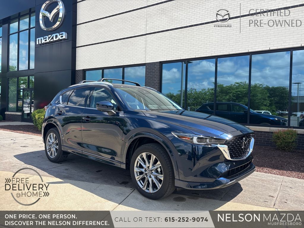 Deep Crystal Blue Mica 2025 Mazda CX-5 2.5 S Premium Plus AWD SUV / Crossover All-Wheel Drive 6-Speed Automatic