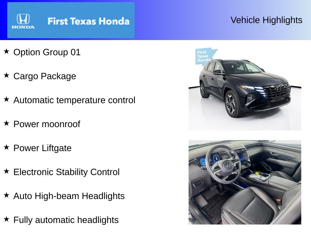 Used Car 2023 Hyundai Tucson Hybrid  Limited For Sale In Austin, Texas