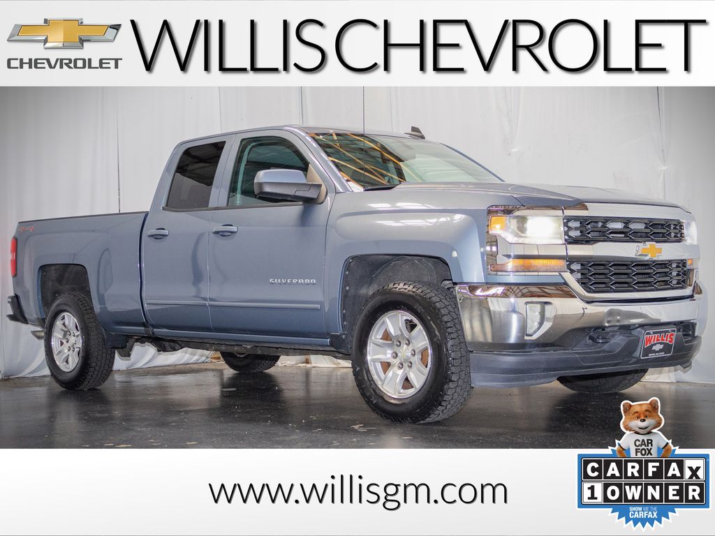 Slate Gray Metallic 2016 Chevrolet Silverado 1500 Pickup Truck Four-Wheel Drive 6-Speed Automatic Overdrive