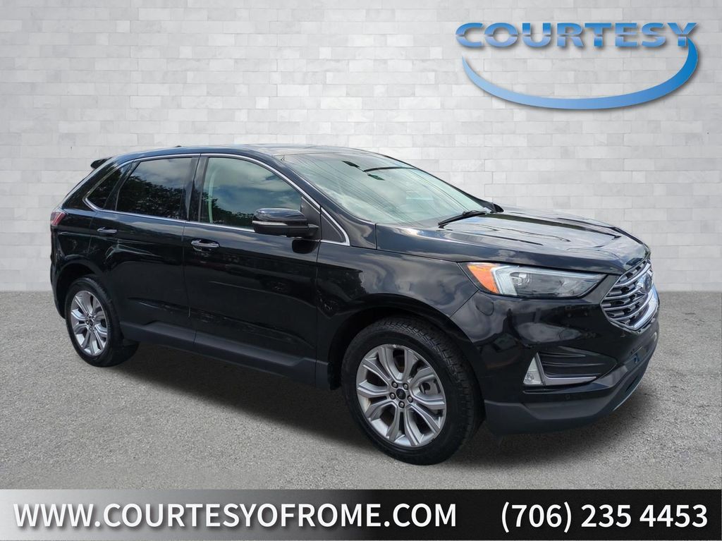 Agate Black Metallic 2024 Ford Edge SUV / Crossover All-Wheel Drive 8-Speed Automatic