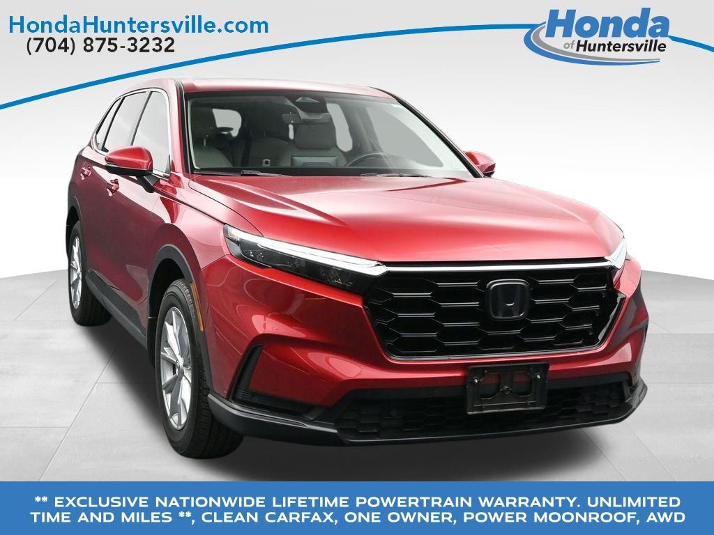 Radiant Red Metallic 2025 Honda CR-V EX-L AWD SUV / Crossover All-Wheel Drive Continuously Variable Transmission