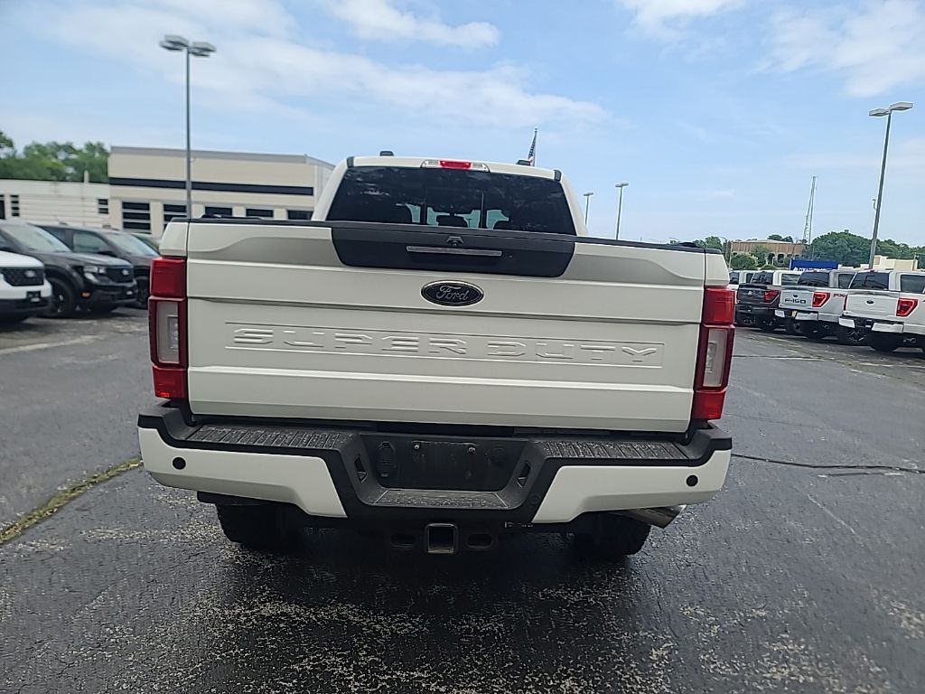 Certified Used 2022 Star White Metallic Tri-Coat Ford Lariat image 5