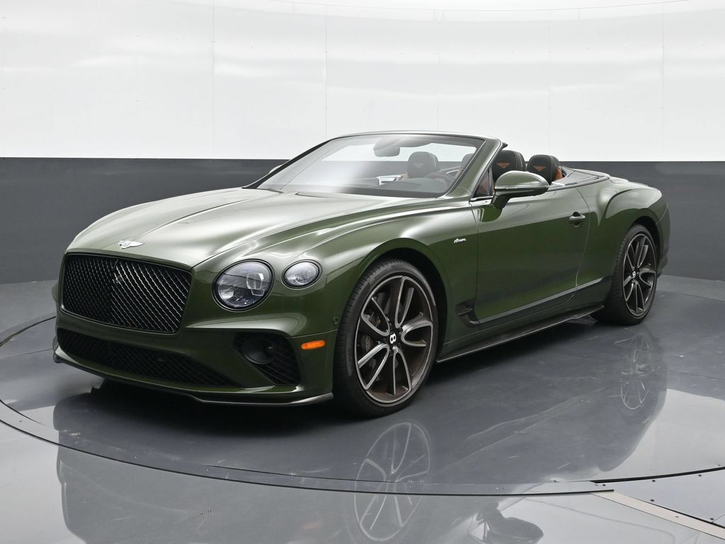 Green 2023 Bentley Continental GTC Convertible All-Wheel Drive 8-Speed Dual Clutch