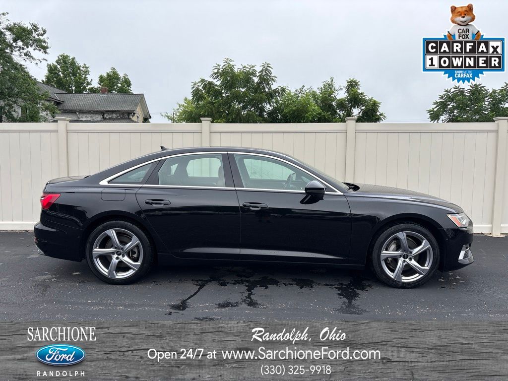 Brilliant Black 2024 Audi A6 Sedan All-Wheel Drive 7-Speed Automatic