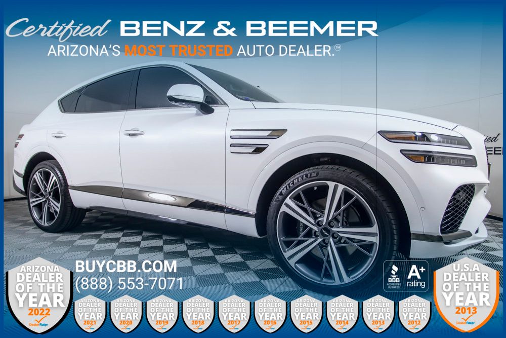 Uyuni White 2025 Genesis GV80 Coupe 3.5T E-SC AWD Coupe All-Wheel Drive 8-Speed Automatic