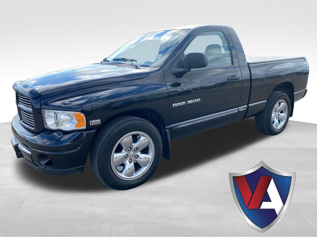 Black Clearcoat 2004 Dodge RAM 1500 SLT RWD Pickup Truck Rear-Wheel Drive 5-Speed Automatic