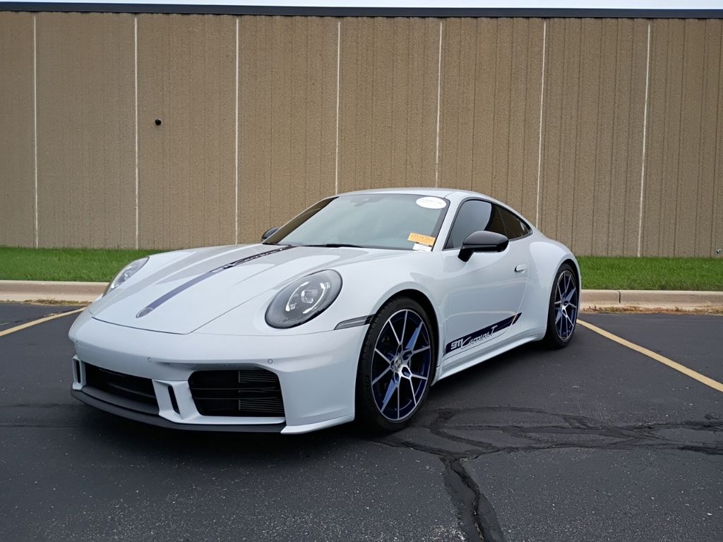 Gray (Ice Grey Metallic) 2026 Porsche 911 Coupe Rear-Wheel Drive 6-Speed Manual