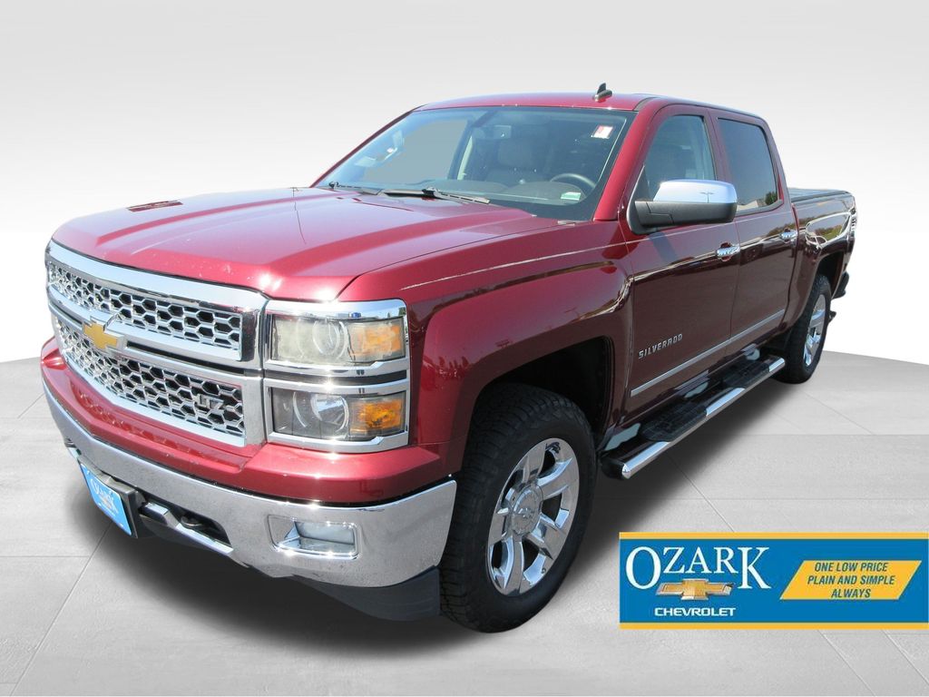Red (Deep Ruby Metallic) 2014 Chevrolet Silverado 1500 Pickup Truck Four-Wheel Drive 6-Speed Automatic Overdrive