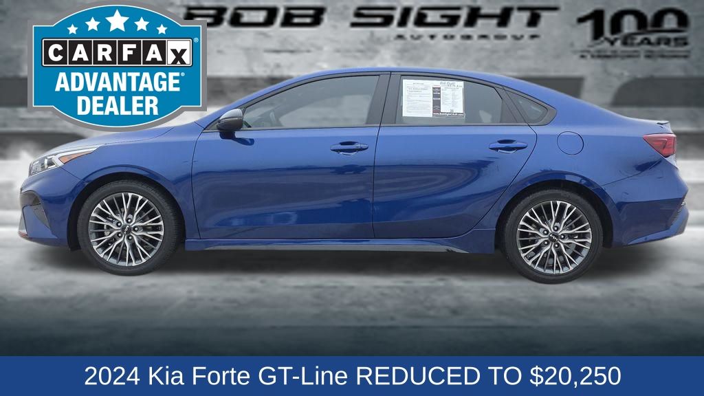 Used 2024 Kia Forte GT-Line with VIN 3KPF54AD3RE793674 for sale in Kansas City
