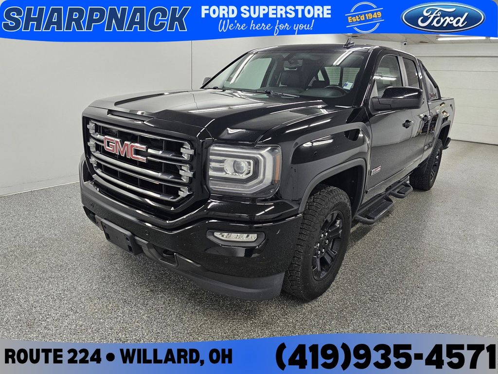 Onyx Black 2016 GMC Sierra 1500 Pickup Truck Four-Wheel Drive 6-Speed Automatic Overdrive