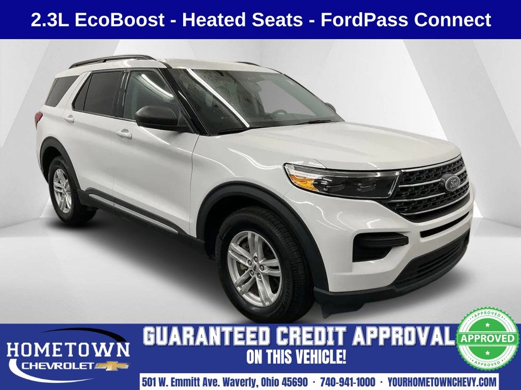 Oxford White 2022 Ford Explorer SUV / Crossover All-Wheel Drive Automatic