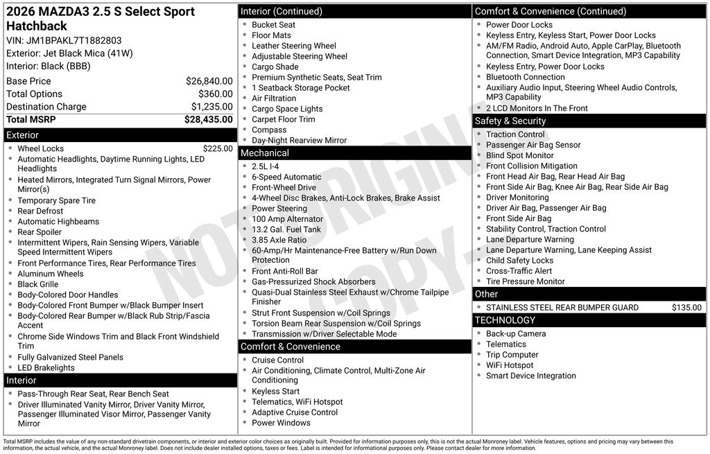 2026 Mazda CX-3 Select Sport AT 5-Door SKYACTIV's photo