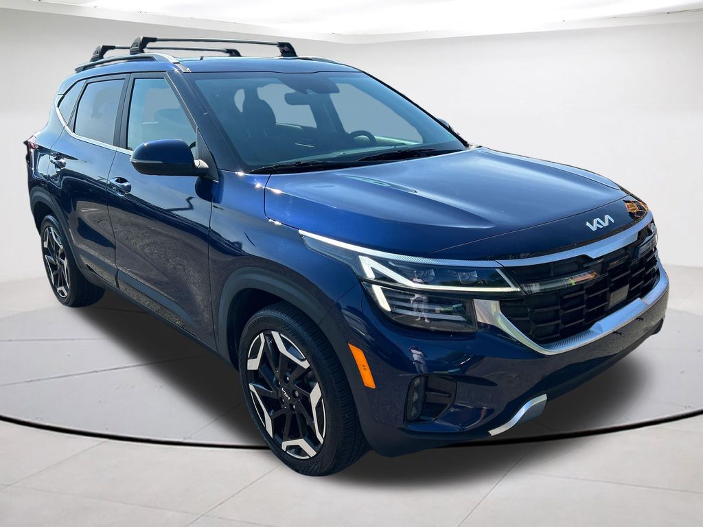 Dark Ocean Blue 2024 Kia Seltos SUV / Crossover All-Wheel Drive 8-Speed Automatic