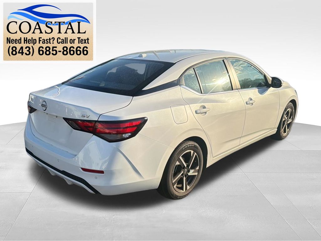 2024 Nissan Sentra SV White at Stokes Mazda